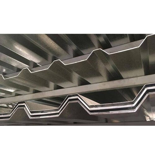 Lamina Acanalada para Bodegas, MXCUG-060, 1x3.05m, Calibre 26, Perfil R-101, Material Galvanizado, Color Gris Metálico, Peralte 3.81 cm, 5Pzas, R-101 Galvanizado