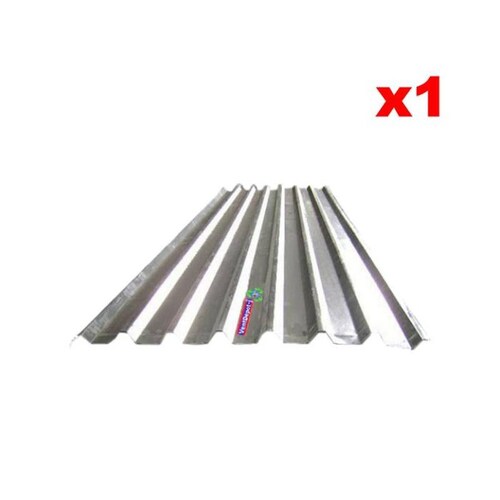 Perfil R-101 Galvanizado, MXCUG-061, 1x3.66m, Calibre 26, Perfil R-101, Material Galvanizado, Color Gris Metálico, Peralte 3.81 cm, 1Pza, R-101 Galvanizado