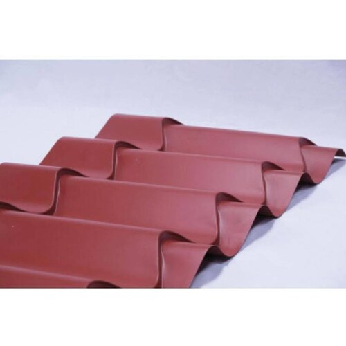 Laminas GalvaTeja VentDepot, MXGTG-005, 0.98x3.66m, Calibre: 26, Galvateja, Material: Acero, Acabado: Rojo, Peralte: 4.31 cm, 1Pza, GalvaTejaPro