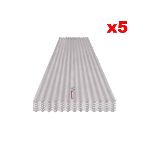 Acero Pintro Laminas Acanaladas, MXLCP-034, 1x6.10m, Calibre 22, Perfil O-100, Material Acero Acabado Pintro, 1.90 cm Peralte, 5Pzas, O-100 Pintro