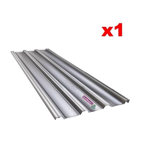Placa Galvanizada Mayor Vida Utill, MXLGT-053, 1.22x7.32m, Calibre 24,Perfil RN-100/35, Material: Acero con Acabado Galvanizado, Peralte 3.5cm, 1Pza, RN-100/35 Galvanizado