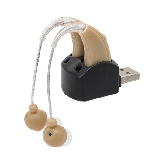 Sordera Aparatos Auditivos, MXHDO-001-26, 1 Par, Beige, 200-3500hz, ± 4dB 130, Carga USB, 1,2V, Plástico ABS,, HeadDigital Pro