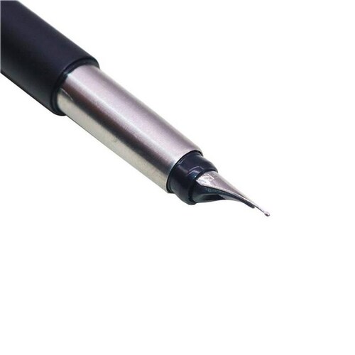 Pluma Tipo Fuente para Firmar MXSBW-005 1pza 0,5mm 4mm Azul 1 Tintas Azul Marino Acero Inoxidable Para Cartucho LargeCartri, SwiftBlue