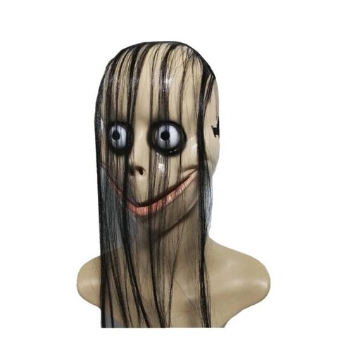 Momo Careta de Plástico Realista MXMOK-005-2 5 Pzas, 24x17x3 Plástico PVC Máscara de Momo, MoMask