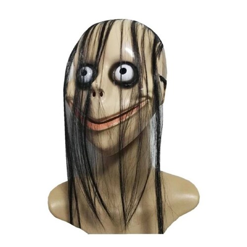 Momo Careta de Plástico Realista MXMOK-005-2 5 Pzas, 24x17x3 Plástico PVC Máscara de Momo, MoMask