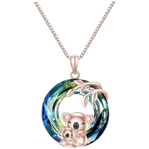 Collares para San Valentin MXOTV-001-2 1 Pza Collar KoalaAro OroRosa Metal, KoalaNeck04