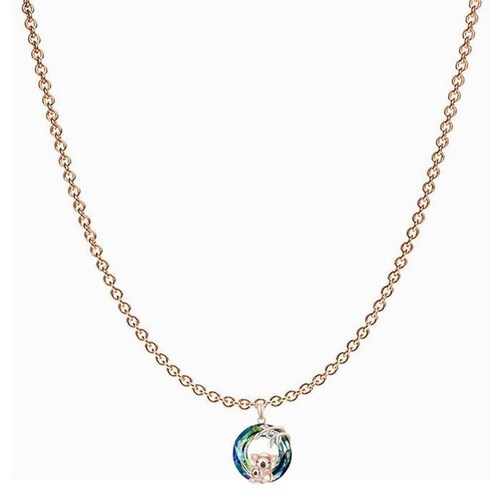 Collares para San Valentin MXOTV-001-2 1 Pza Collar KoalaAro OroRosa Metal, KoalaNeck04