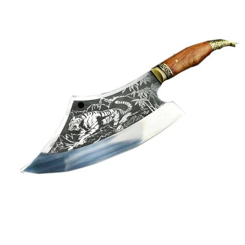 Cuchillos para Cortar Carne MXTGR-001-17 1 Pza 41cm Cuchillo para Carne Acero Inoxidable, TigerSharp