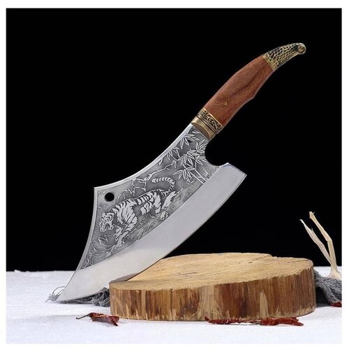 Cuchillos para Cortar Carne MXTGR-001-17 1 Pza 41cm Cuchillo para Carne Acero Inoxidable, TigerSharp
