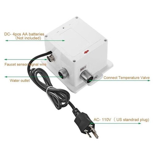 Cajas de Control Ahorrador MXSSX-001-29 110V 60Hz Blanco Diámetro de Tubo 12", SensoMax