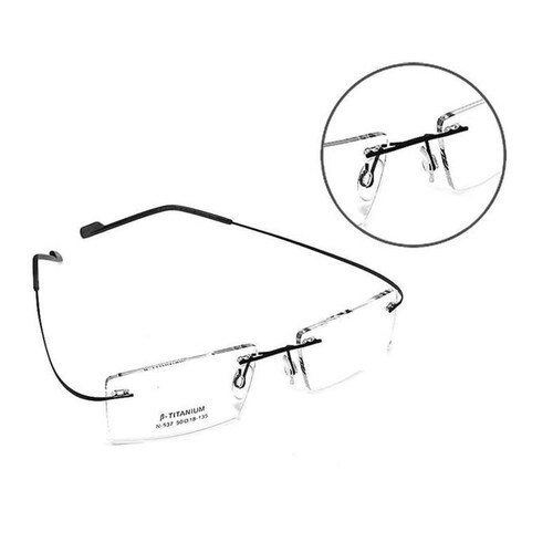 Lentes de vista cansada MXTMG-004-3 2 Pzas Marco Azul Protección UV Titanio, TitaniumHug