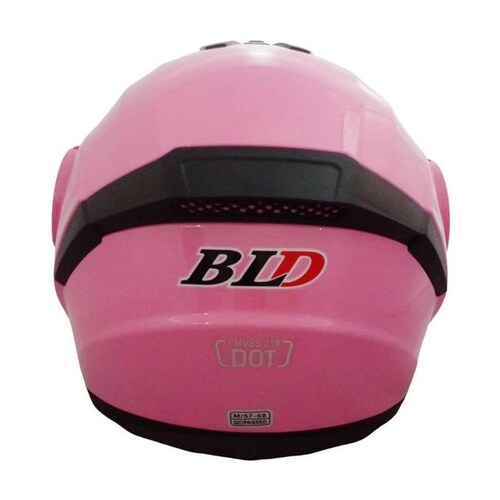 Yelmo Moto Ciudad MXBDL-003-5 1Pza Rosa DOT Talla L Abatible Casco Motociclista BLDShinePink