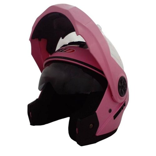Yelmo Moto Ciudad MXBDL-003-5 1Pza Rosa DOT Talla L Abatible Casco Motociclista BLDShinePink