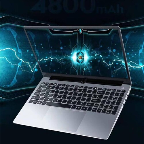Computadora con teclado iluminado MXSGO-001-3 Intel i5 4GB RAM 256GB SSD 15,6" Pantalla 3,4GHz Windows 10 4400mAh 4 a 6 Hrs, SilverGood