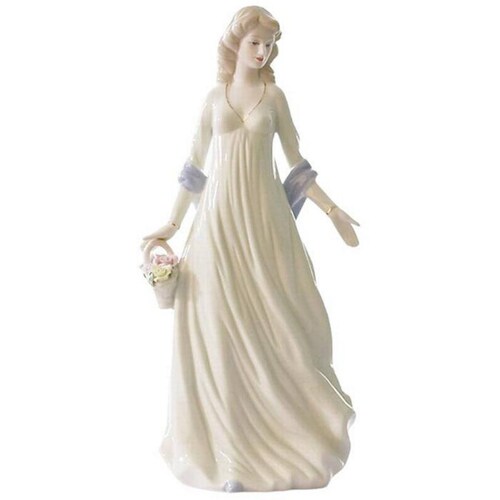 Estatura de Cerámica MXELY-001-5 1Pza 11x28cm Frente x Alto Porcelana Artesanal, MadameLeroy