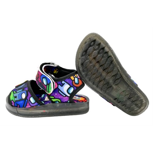 Huarache niño among us impostor videojuego luces led 305