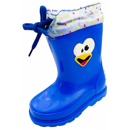 Bota Lluvia Niño Kids Vane Pollito Feliz Confeti 612 Azul (12.0 - 21.0)
