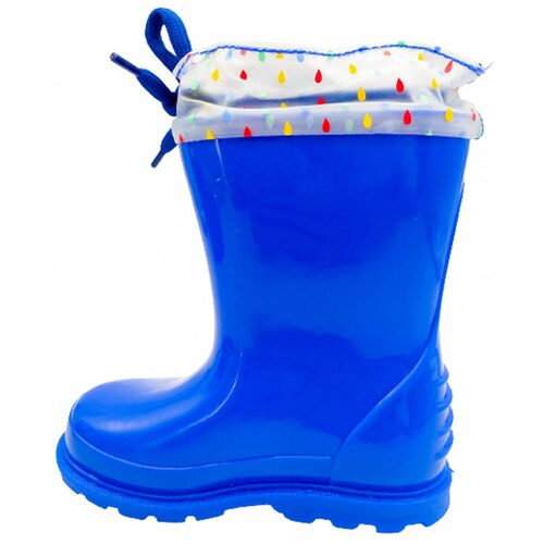 Bota Lluvia Niño Kids Vane Pollito Feliz Confeti 612 Azul (12.0 - 21.0)