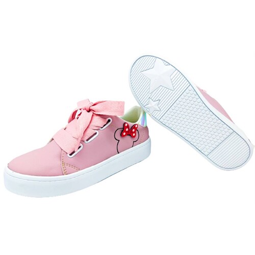 Tenis Niña Mimi Choclo Juvenil Casual Moda 132-P Pétalo Rosa