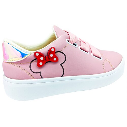 Tenis Niña Mimi Choclo Juvenil Casual Moda 132-P Pétalo Rosa