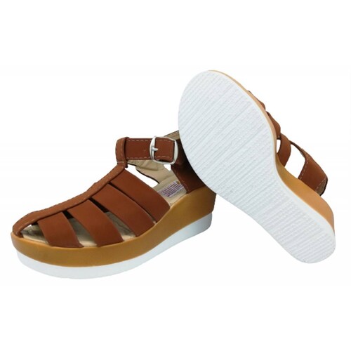 Sandalia Huarache Plataforma Mujer Playa Cómodas FERNANDA .