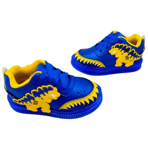 Tenis Dinosaurio Rex Niños Luces Leds Casual 770-RAD (12.0 - 21.0)