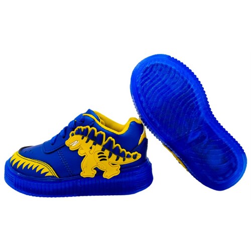 Tenis Dinosaurio Rex Niños Luces Leds Casual 770-RAD (12.0 - 21.0)