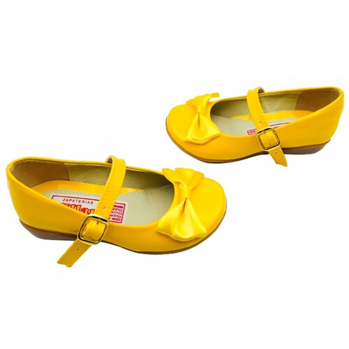 Zapato Niña Princesa Bella Zapatilla Amarillo 03-AA 22 al 26.