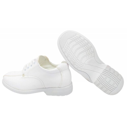 Zapato Niños Bautizo Fiesta Comunión Confirmación 415-B Bco (12.0 - 21.5).