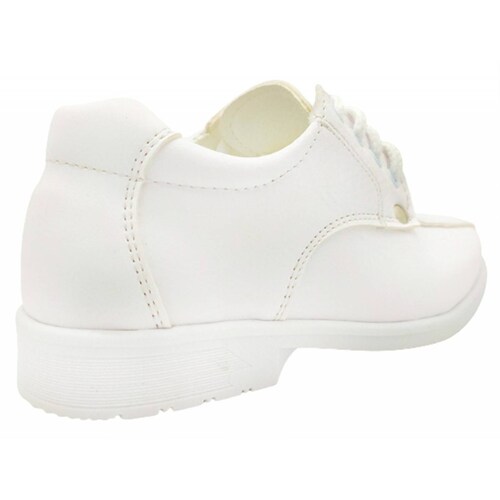 Zapato Niños Bautizo Fiesta Comunión Confirmación 415-B Bco (12.0 - 21.5).