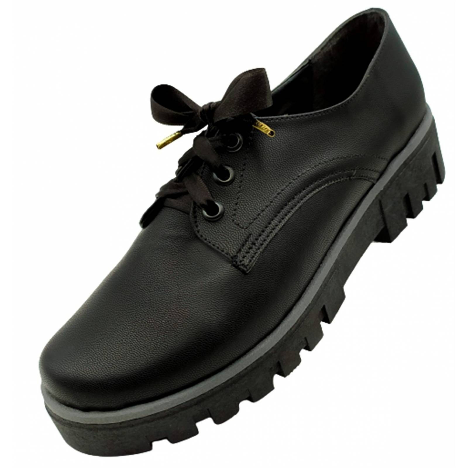 Zapato Negro Zapatos Escolares Cerrados Para Mujer Zapatos