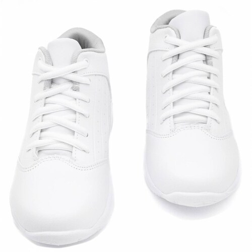 Tenis Bota Niño Arco Ortopédico Deportivo Escolar Blancos Cómodos 587-BG.