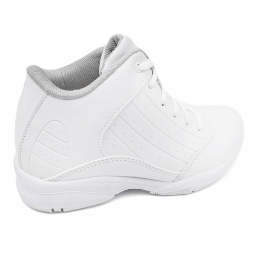 Tenis Bota Niño Arco Ortopédico Deportivo Escolar Blancos Cómodos 587-BG.