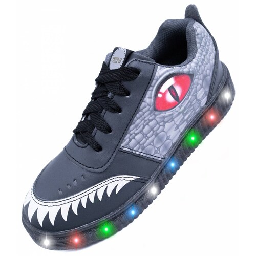 Tenis Dinosaurio Rex Luces Leds T-rex Niños 770-OR (12.0 - 21.0).