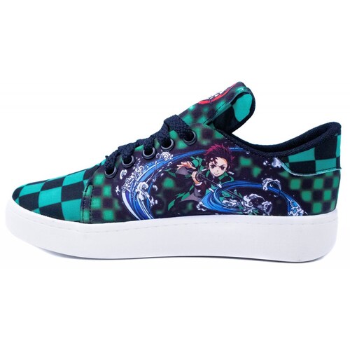 Tenis Tanjiro Kamado Demon Slayer Anime Agujeta Moda 427-NVT