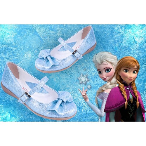 Zapatos Princesa Elsa y Ana Casual Arco Soporte 1092-a 22-26.