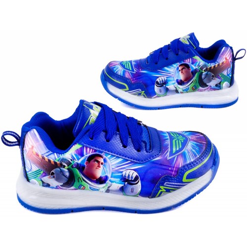 Tenis Niño Buz Layer Astronauta Luces Led Casual Azul 827-AR (12.0 - 21.5).
