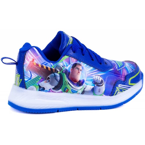 Tenis Niño Buz Layer Astronauta Luces Led Casual Azul 827-AR (12.0 - 21.5).