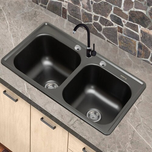 Fregadero De Cocina Con Mezcladora + Kit De Instalación.