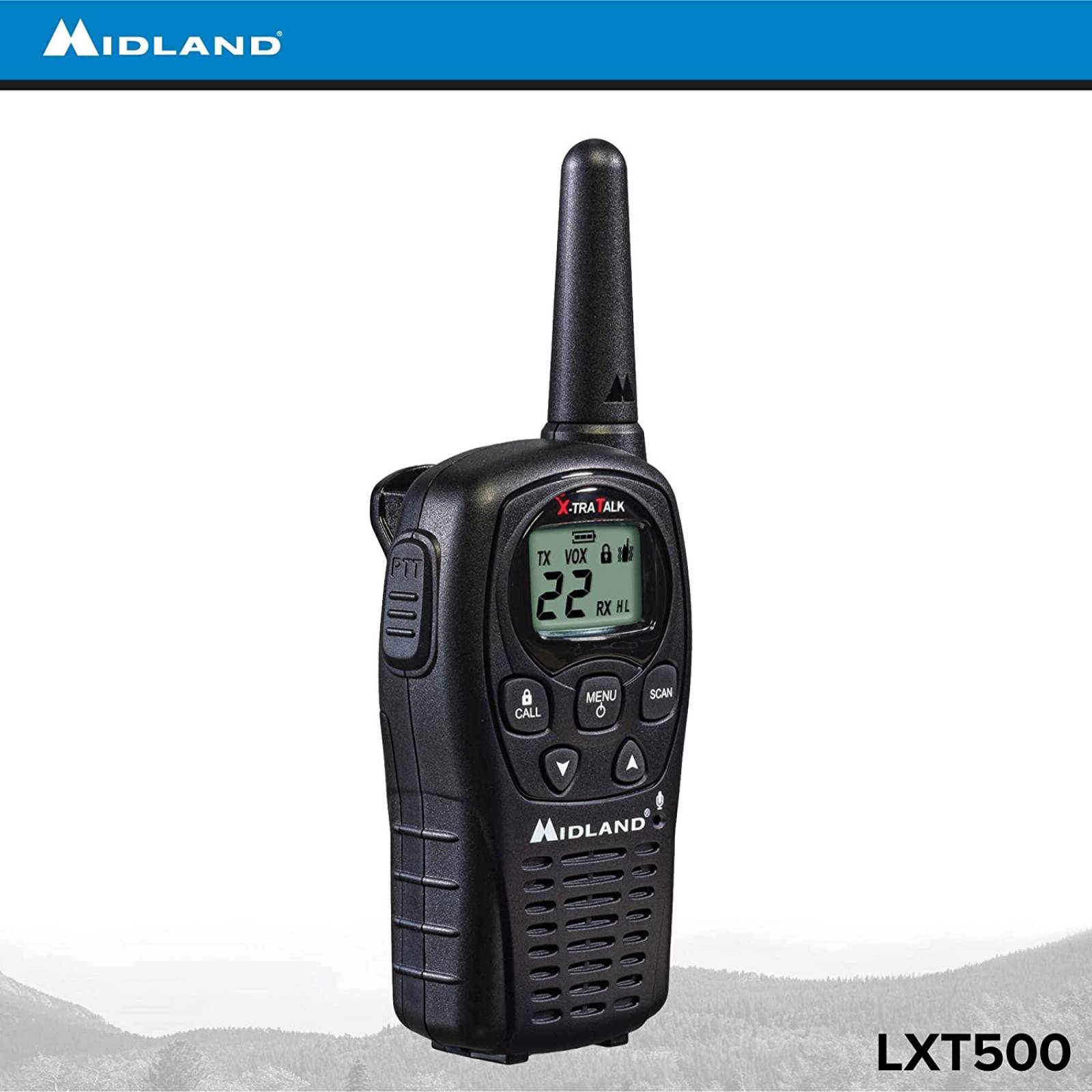 Walkie Talkie Midland Lxt500vp3 Hasta 38km (24millas)