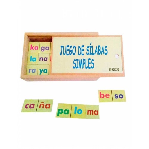 Juego sílabas simples