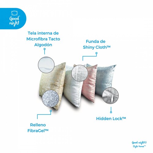 Cojín Decorativo Star 2 Pack 45cm x 45cm Good Night Style Home