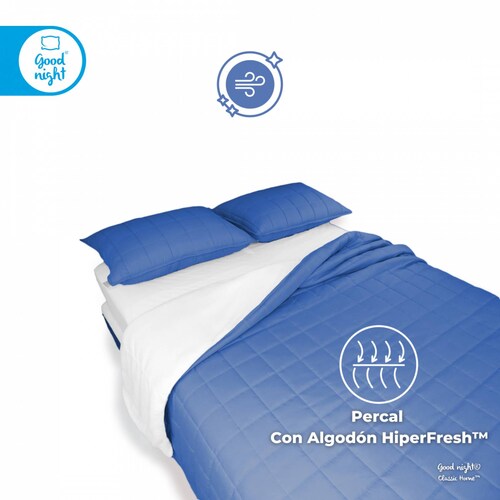 Set de colcha capitonada ligera Matri/Queen Good Night Classic Home