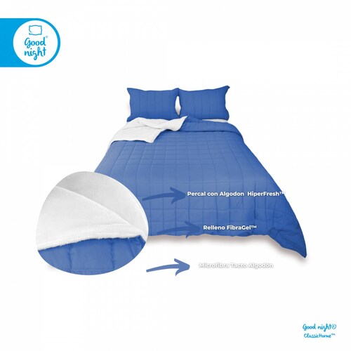 Set de colcha capitonada ligera Matri/Queen Good Night Classic Home