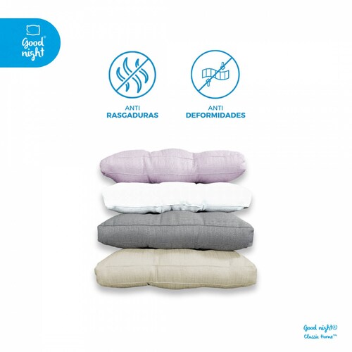Cojines De Silla Capitonados 2 Pack 45cm x 45cm Good Night Classic Home