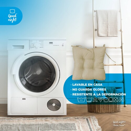 Cojines De Silla Capitonados 2 Pack 45cm x 45cm Good Night Classic Home