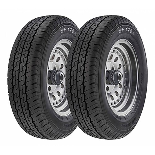 PAQUETE DE 2 LLANTAS 195r15c Dunlop Sp 175m 106r