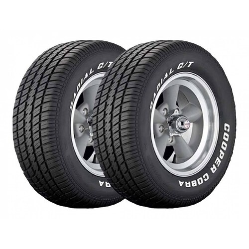 PAQUETE DE 2 LLANTAS 245/60r15 Cooper Cobra Radial G/t 100t