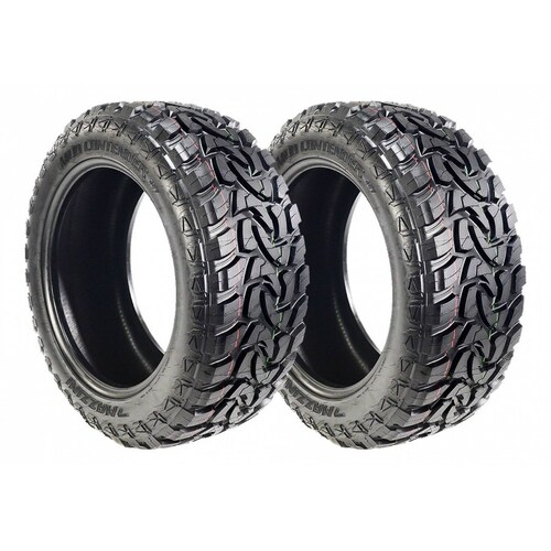 PAQUETE DE 2 LLANTAS 33X12.50R17 LT MAZZINI RUGGED CONTENDER 120Q