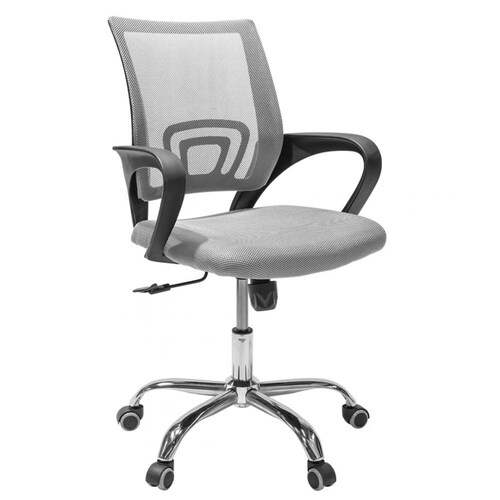 Silla operativa con ruedas silenciosas y base metalica giratoria